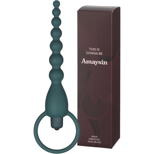 Amaysin Chapelet Anal Vibrant - Perle Anal - Boule Anal - Perles Anales En Silicone Premium Pour Un Plaisir Et Un Confort Améliorés - Sécurisées, Faciles À Nettoyer Et Sans Danger - Anal Beads