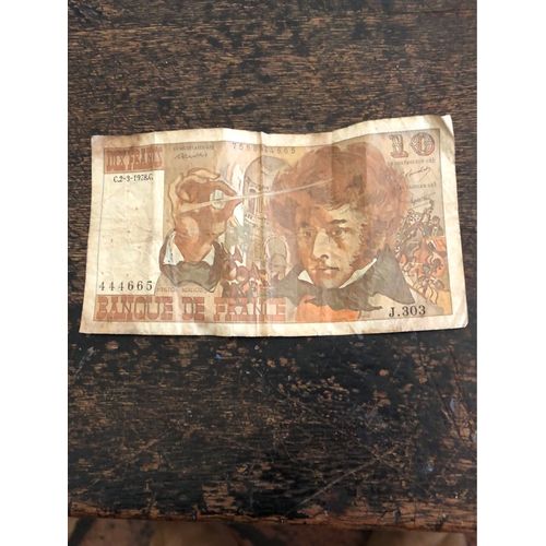 Billet De 10 Francs Français 