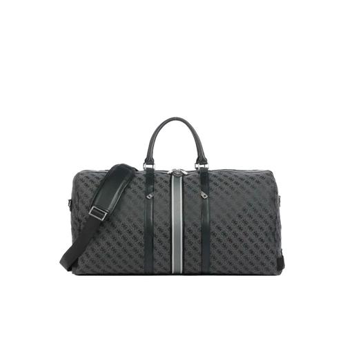 Sac de voyage Guess Pisa 4G Jacquard Stripe Femme Noir