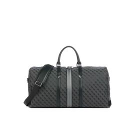 Sac de voyage Guess Pisa 4G Jacquard Stripe Femme Noir