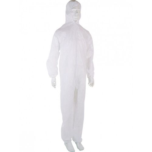 Combinaison Polypropylène À Capuche Fermeture Glissière Singer - Blanc Taille Xxl - Plycbc05