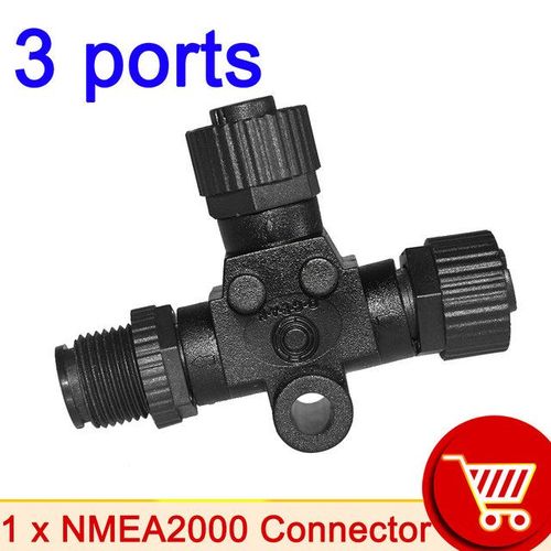 Module adaptateur HD NMEA2000,câbles NMEA2000,0.5m 3M 4m de longueur,prises de câblage,convertisseur multifonction DC - 3 ports-D66