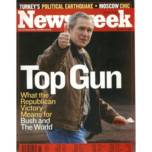 Newsweek November 18 2002 N° 46 : Top Gun What The Republican Victory Means For Bush And The World