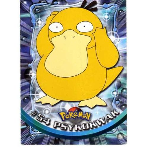 Psykokwak Carta À Collectionner Édition Tv Animation