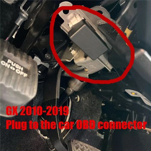 Ouverture De Fenêtre Obd + Rétroviseur Latéral Repliable,Lhd,Conduite À Gauche,Pour Lexus Gx Gx400/Gx460 2011 +- 2010-2019 Model