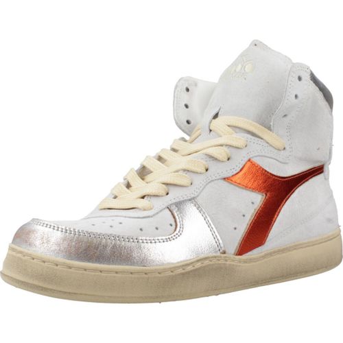 Diadora Alto Basket Used Colour Blanc