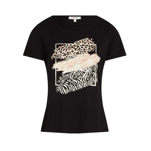 Tee Shirt Manches Courtes Morgan Dsafa Noir Mc Tee Noir