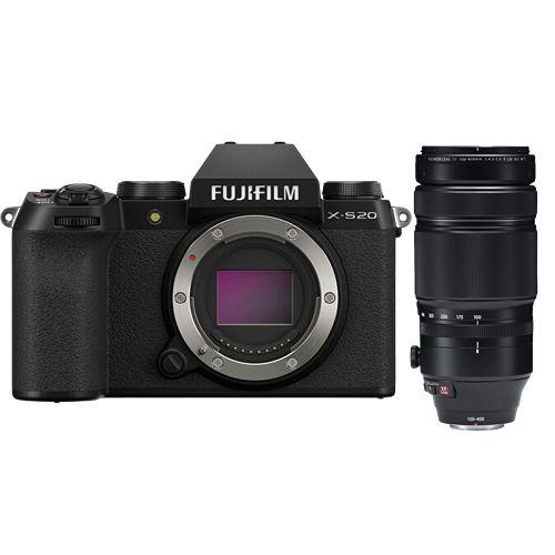 Appareil photo sans miroir Fujifilm X-S20 + Fujifilm XF 100-400 mm f4.5-5.6 R LM OIS WR