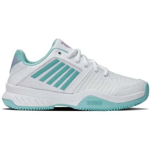 Chaussures De Tennis - Court Express - Enfant - Blanc - Confort Et Soutien - Mixte