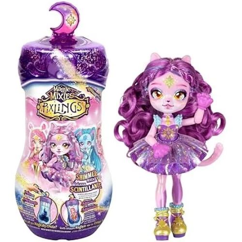 Poupée Magique - Magic Mixies - Magic Mixies Pixlings (Mg101000) - 4 Poupées - 15 Cm - Multicolore