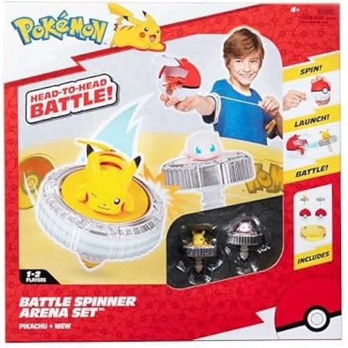 Jeu De Combat - Bizak - 63224403 - 4 Battle Spinners - Pokémon - À Partir De 6 Ans