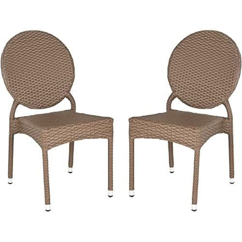 Olivier Set De 2 Chaise, Rotin, Marron, 56 X 43 X 87,88 Cm