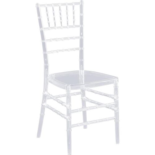 Chaise Transparente - Chaise Au Design Moderne - Chaise De Salle À Manger En Acrylique Pour Événements, Mariages, Fêtes Et Réceptions