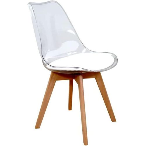 Chaise, Hêtre, Transparent, 1 Unidad