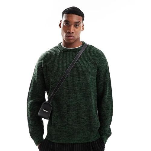 Pull Oversize En Maille Style Pêcheur - Vert