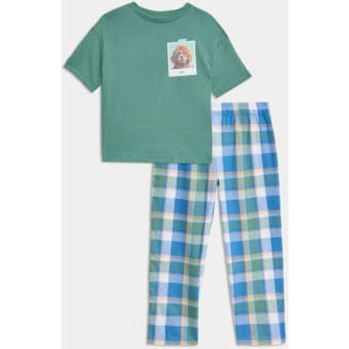 Pyjama 100 % Coton À Motif Chien (Du 1 Au 8 Ans) - Vert