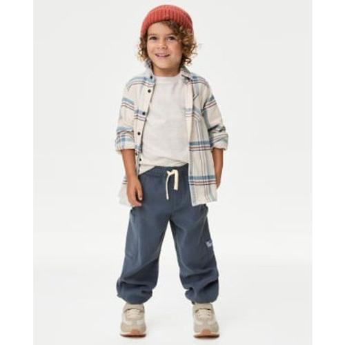 Pantalon Cargo En Coton (Du 2 Au 8 Ans) - Bleu