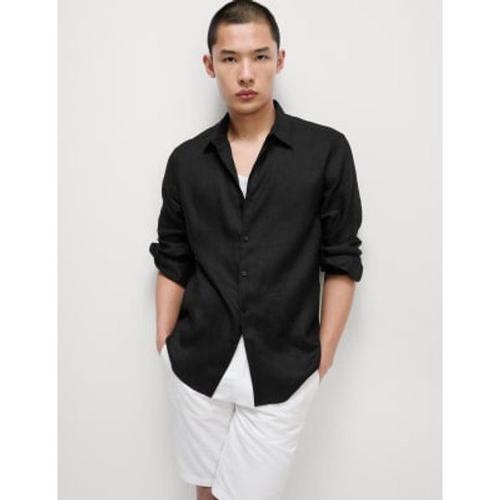 Chemise 100 % Lin - Noir