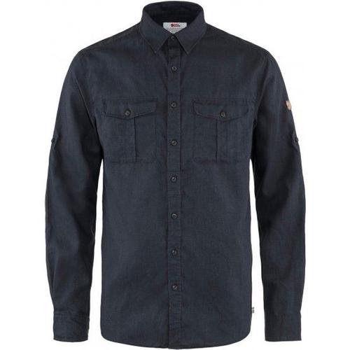 Övik Travel Shirt L/S Chemise Taille M, Bleu