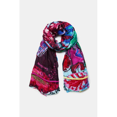 Foulard Rectangulaire Fleuri