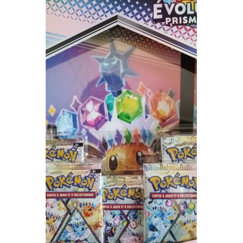 Coffret Pokémon Collection Classeur Évolutions Prismatiques.