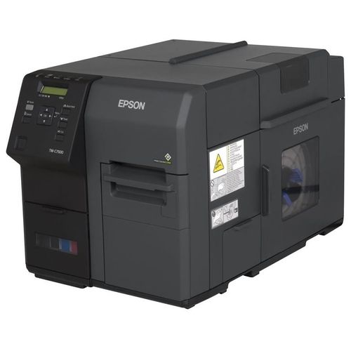 Epson ColorWorks TM-C7500 - Imprimante d'étiquettes - couleur - jet d'encre - 112 mm (largeur) - 600 x 1 200 ppp - jusqu'à 300 mm/sec - USB 2.0, Gigabit LAN - outil de coupe