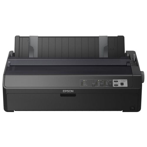 Epson FX 2190IIN - Imprimante - Noir et blanc - matricielle - Rouleau (21,6 cm), 406,4 mm (largeur), 420 x 364 mm - 240 x 144 dpi - 9 pin - jusqu'à 738 car/sec - parallèle, USB 2.0, LAN, série