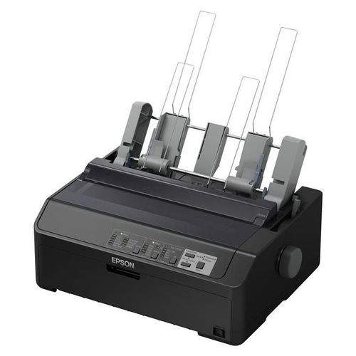 Epson LQ 590II - Imprimante - Noir et blanc - matricielle - Rouleau (21,6 cm), JIS B4, 254 mm (largeur) - 360 x 180 dpi - 24 pin - jusqu'à 584 car/sec - parallèle, USB 2.0