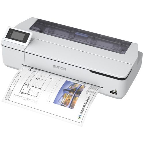 Epson SureColor SC-T3100N - 24" imprimante grand format - couleur - jet d'encre - Rouleau A1 (61,0 cm) - 2 400 x 1 200 ppp - Gigabit LAN, Wi-Fi(n), USB 3.0 - outil de coupe