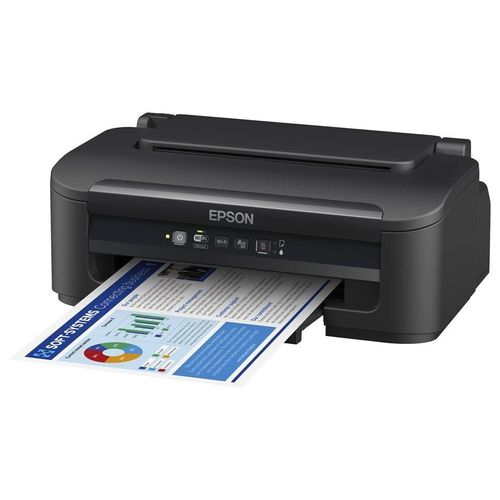 Epson WorkForce WF-2110W - Imprimante - couleur - jet d'encre - A4/Legal - 5 760 x 1 440 ppp - jusqu'à 9 ppm (mono)/jusqu'à 4.7 ppm (couleur) - capacité : 100 feuilles - USB 2.0, LAN, Wi-Fi(n)