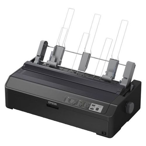 Epson LQ 2090II - Imprimante - Noir et blanc - matricielle - Rouleau (21,6 cm), 406,4 mm (largeur), 420 x 364 mm - 360 x 180 dpi - 24 pin - jusqu'à 584 car/sec - parallèle, USB 2.0