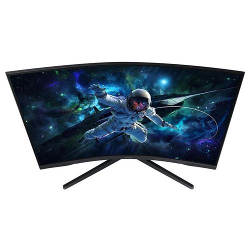 Samsung Odyssey G5 S32CG552EU - G55C Series - écran LED - jeux - incurvé - 32" - 2560 x 1440 QHD @ 165 Hz - VA - 300 cd/m² - 2500:1 - HDR10 - 1 ms - HDMI, DisplayPort - noir