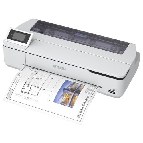 Epson SureColor SC-T2100 - Pas de support - 24" imprimante grand format - couleur - jet d'encre - Rouleau A1 (61,0 cm) - 2 400 x 1 200 ppp - Gigabit LAN, Wi-Fi(n), USB 3.0 - outil de coupe