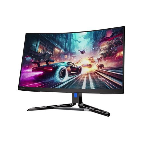 Lenovo Legion R32qc-30 - Écran LED - jeux - incurvé - 32" (31.5" visualisable) - 2560 x 1440 QHD @ 180 Hz - VA - 350 cd/m² - 3000:1 - 0.5 ms - HDMI, DisplayPort - haut-parleurs - noir corbeau