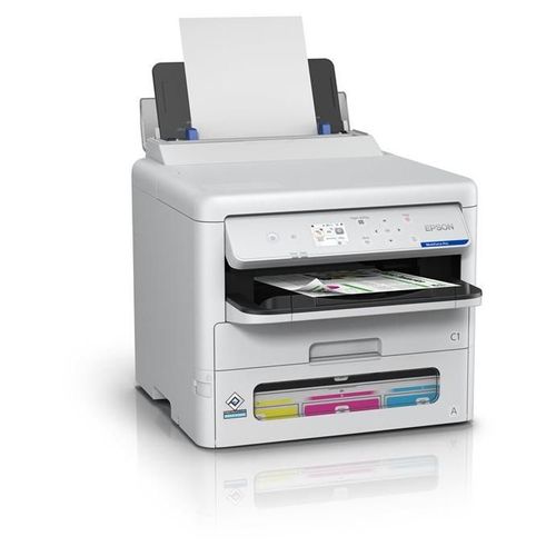 Epson WorkForce Pro EP-C800RDW - Imprimante - couleur - Recto-verso - jet d'encre - A4/Legal - 4 800 x 1 200 ppp - jusqu'à 25 ppm (mono)/jusqu'à 25 ppm (couleur) - capacité : 330 feuilles - USB...