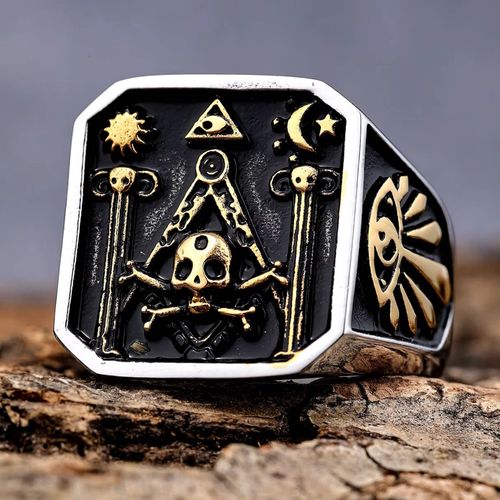 Bague Homme En Acier Inoxydable
