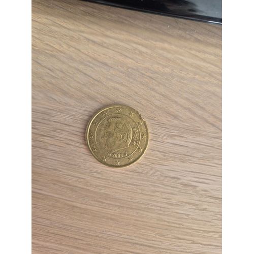 Pièce 0,50cts Roi Belgique