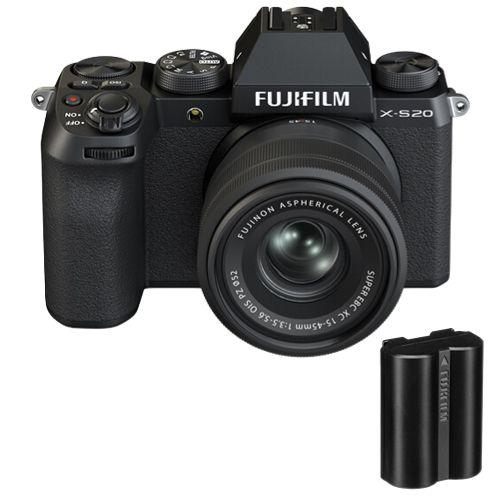 Fujifilm X-S20 Kit 15-45mm Noir+Batterie Fujifilm NP-W235