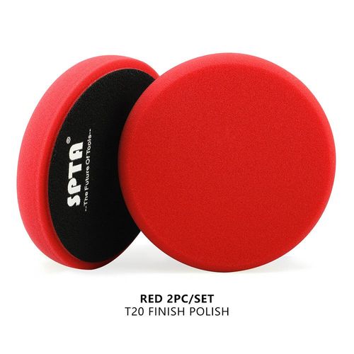 Tampons De Polissage Pour Voiture,Tampons De Polissage Pour Voiture,Pour Da/Ro/Ga,3 "/5"/6 - 2 Red Finish Polish-5 Inch Backer