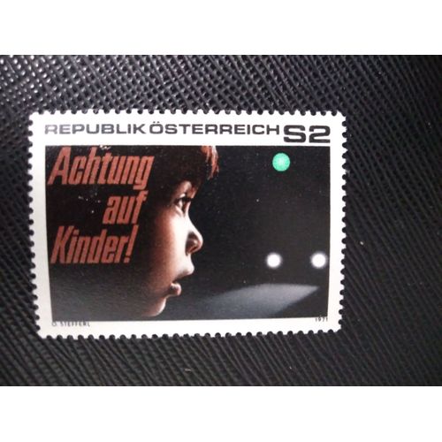 Timbre Autriche Yt 1183 Sécurité Routière 1971 ( 100109 )