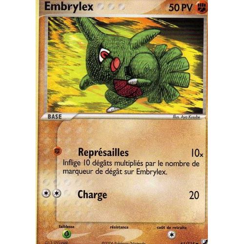 Embrylex Édition Ex Forces Cachées 61/115 50pv