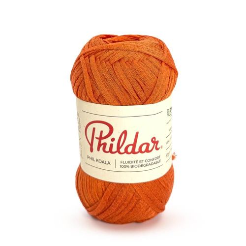 Pelote Phil Koala De Phildar : Douceur Luxueuse Et Confort Inégalé Pour Vos Créations Cocooning Orange Vitamine