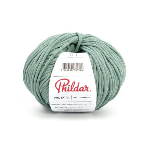 Pelote De Coton Phil Extra De 100gr De Phildar : Douceur Et Polyvalence Pour Toutes Vos Créations Vert Sauge