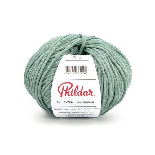 Pelote De Coton Phil Extra De 100gr De Phildar : Douceur Et Polyvalence Pour Toutes Vos Créations Vert Sauge