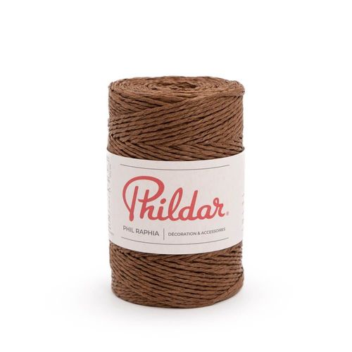 Phil Raphia 100gr De Phildar : Le Fil Incontournable Pour Vos Créations Estivales ! Chocolat Marron