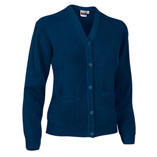 Gilet Manches Longues - Cardigan - Femme - Bleu Marine