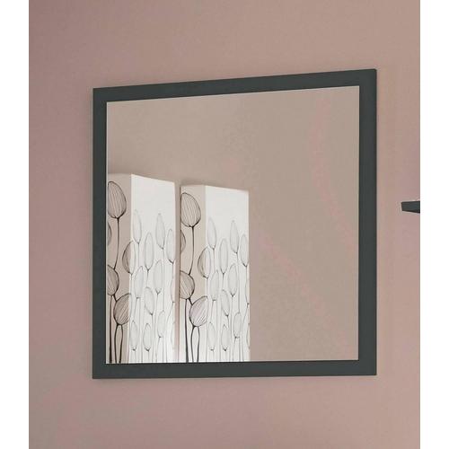 Miroir de salle de bain, 100% Made in Italy, 60x2h60 cm, Anthracite Brillant