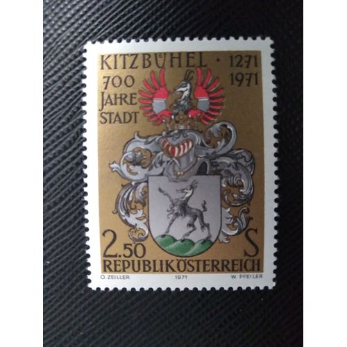 Timbre Autriche Yt 1195 700e Anniversaire De Kitzbühel 1971 ( 100109 )