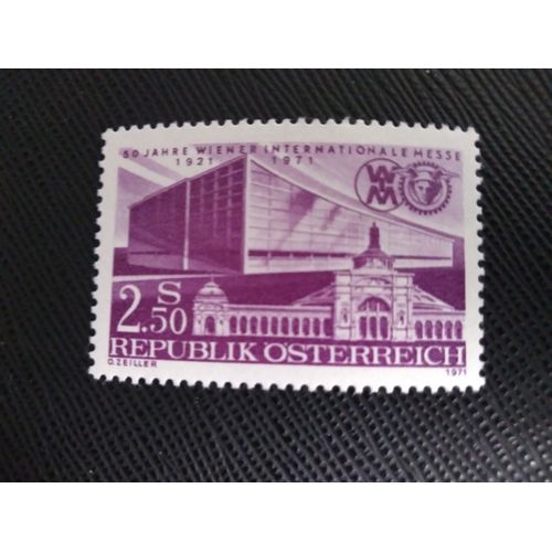 Timbre Autriche Yt 1197 50 Ans De La Foire Internationale De Vienne 1971 ( 100109 )