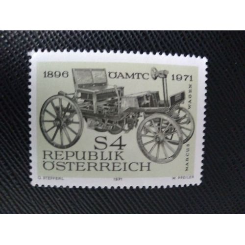 Timbre Autriche Yt 1200 Automobile Club Autrichien - Deuxième Voiture Marcus (1889) 1971 ( 100109 )